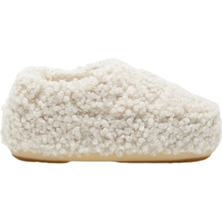 Moon Boot Sandal Band Faux Curly in Cream - 35/36