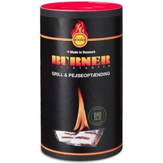 Burner firestarter 100 stk tønde - den originale optænding til grill og brændeovn