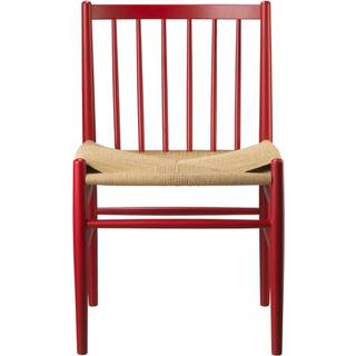FDB Møbler - J80 spisebordsstol - Bøg ruby red