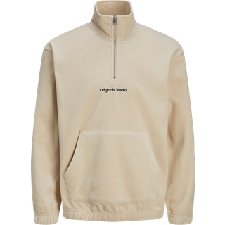 Jack & Jones Vesterbro Fleece Half Zip Oatmeal