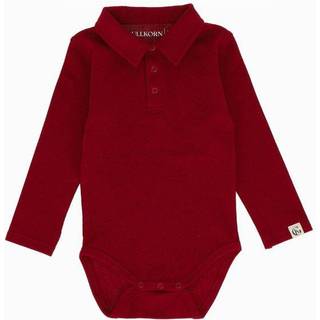 Gullkorn Design Sebastian Bodysuit dyb rød 74 cm  Rød  74 cm  Unisex