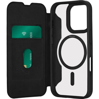 Puro Booklet Flip Cover - iPhone 16 Pro Max - MagSafe Kompatibel - Sort