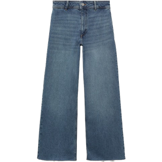 Mango Mango Catherin Culottebukser med høj talje Jeans