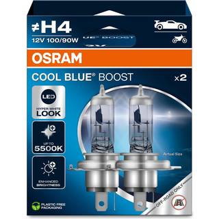 OSRAM Cool Blue Boost - H4 Halogen forlygte lampe - 2 -pack