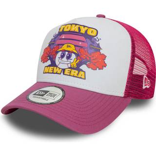 New Era Tokyo Graphic Print Purple 9FORTY E-Frame Adjustable Trucker Cap adult unisex Purple adult unisex Purple adult unisex Purple adult unisex Purp - Osfm