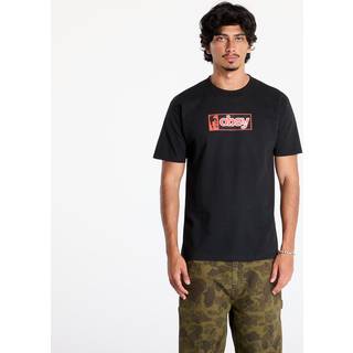 T-shirt OBEY Obey Half Icon T-Shirt Black S - Black - S