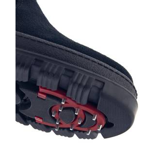 Skindstøvle med udtrækkelige crampons