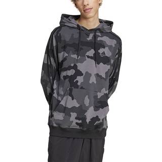 Seasonal Essentials Camouflage hættetrøje - Black - XS