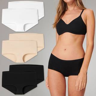 Schiesser 2-pak 95-5 Organic Shorts - Black - 38
