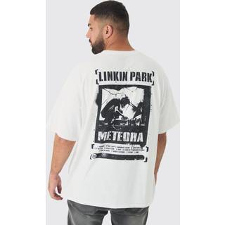 Mens White Plus Linkin Park License T-shirt