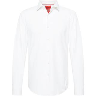 Skjorte med slim fit af jersey med performance-stræk