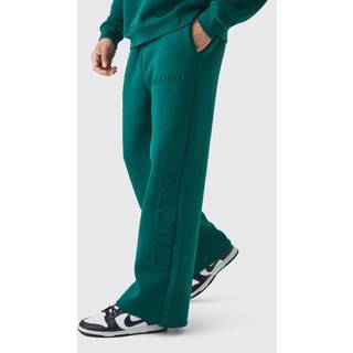 Mens Forest Embossed Worldwide Wide Leg Jogger