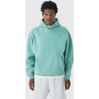 Mens Aqua 330GSM Basic Oversized Over The Head Hoodie