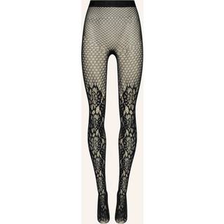 Wolford LACE TATTOO TIGHTS 7005 Black Medium