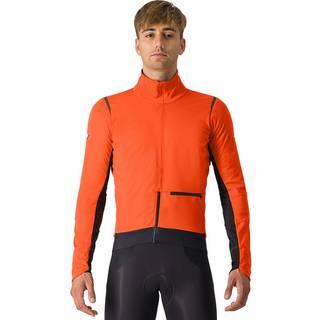 Castelli Alpha Doppio RoS Vinterjakke Orange - Størrelse Large