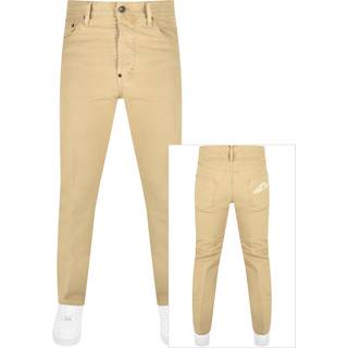 DSQUARED2 642 Straight Fit Jeans Beige