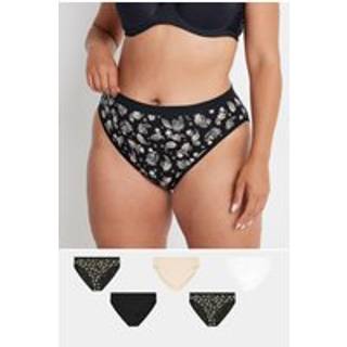 Yours Curve Yours Curve Nude High Leg Briefs 5 Pack