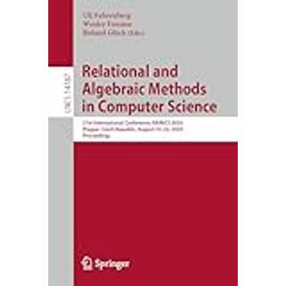 Relational and Algebraic Methods in Computer Science