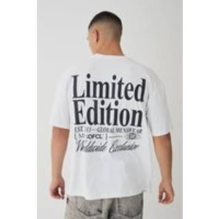 Mens White Oversized High Build Limited Edition T-Shirt