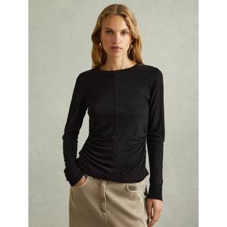 Reiss Sierra Ruched Side Rund hals TopX-Small