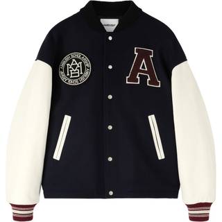 Jacket Ambush Stadium Jacket UNISEX Navy/ Russet Brown S - Russet Brown - S