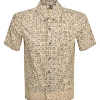 CP Company Short Sleeve Shirt Beige