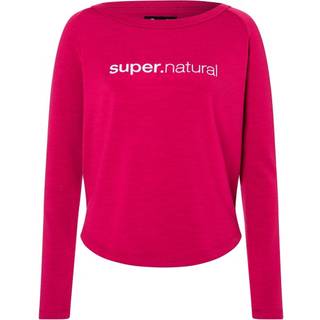 super.natural Women's Everyday Crew Longsleeve Damer størrelse XS farve pink