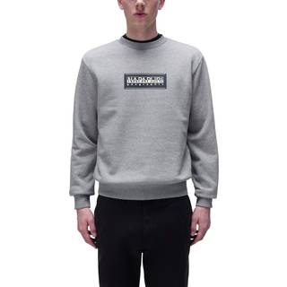 Napapijri Napapijri Grey Box Logo Hoodie