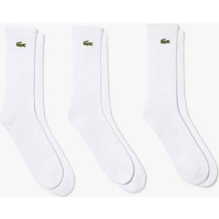 Lacoste 3-pak Bomuldsstrømper i Hvid med Logo til Herre
