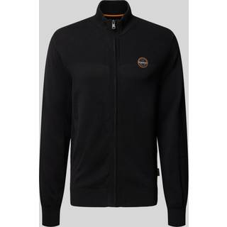 NAPAPIJRI Herren Cardigan schwarz unifarben