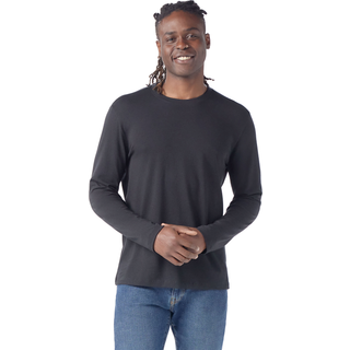 Smartwool Perfect Crew Long Sleeve Tee Merino-shirt Herrer størrelse S farve sort