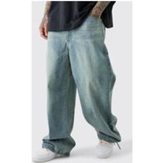 Mens Antique Blue Tall Denim Parachute Jeans