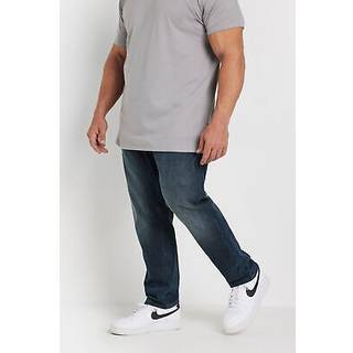 BadRhino Big & Tall BadRhino Big & Tall Black Straight Leg Denim Jeans