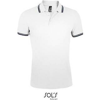 SOL´S L591 Poloshirts Black / White XXL