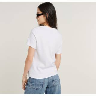 Old Skool Logo Top - White - Women