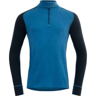 Devold Duo Active Zip Neck Merino undertøj Herrer størrelse M farve blå