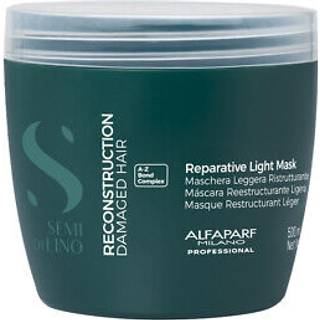 Alfaparf Milano Semi di Lino Reconstruction Reparative Light Mask Gendannende maske Til skadet hår til fint hår 500 ml - 500 ml
