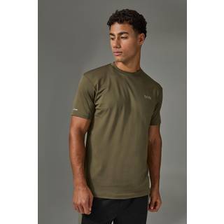 Mens Khaki Man Active Performance Regular Fit T-shirt