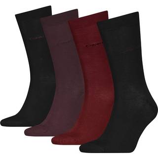 4 Pack Crew Socks Gift Set - Black - One Size
