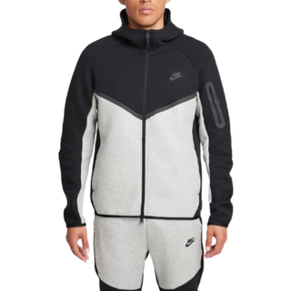 Nike Tech Windrunner-hættetrøje med fuld lynlås til mænd - sort - XXL