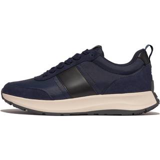 FitFlop FitFlop Mens F-Mode Flow Fabric Suede Leather Trainers