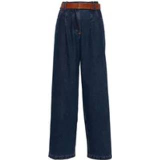 forte_forte wide leg denim trousers - 2/m-l