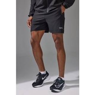 Mens Black Man Active Stretch Ripstop Regular Fit 5inch Short