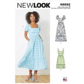 Nyt look Misses 'kjole sym?nster kit kode N6692. St?rrelser 6-8-10-12-14-16-18