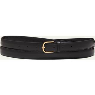 Toteme Leather belt - black - 90CM