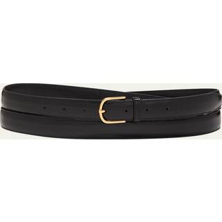 Toteme Leather belt - black - 90CM