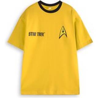Vanilla Underground Vanilla Underground Yellow Mens Star Trek Character 100% Cotton T-Shirt