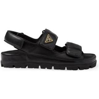 Nappa Leather Sandals in Black - 38.5