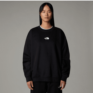 The North Face Women's Essential Oversize Crew Sweatere Damer størrelse XL farve sort