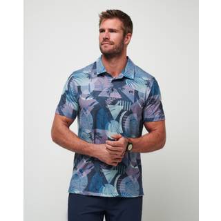 TRAVISMATHEW Polo fjervægt sommer, navy/green/berry
